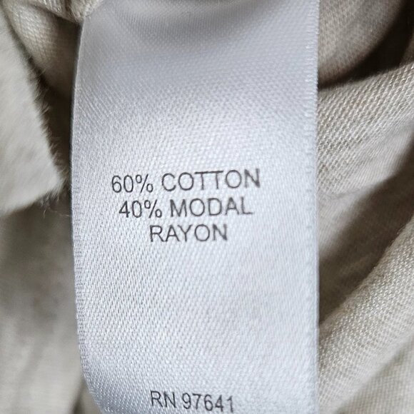 J. Jill Pure Jill Boat Neck Layered Tunic Top Oatmeal Heather S Petite - Picture 4 of 7